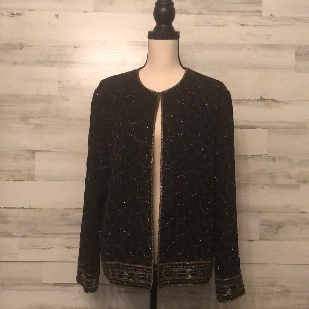 Beaded Evening Jacket - image 1